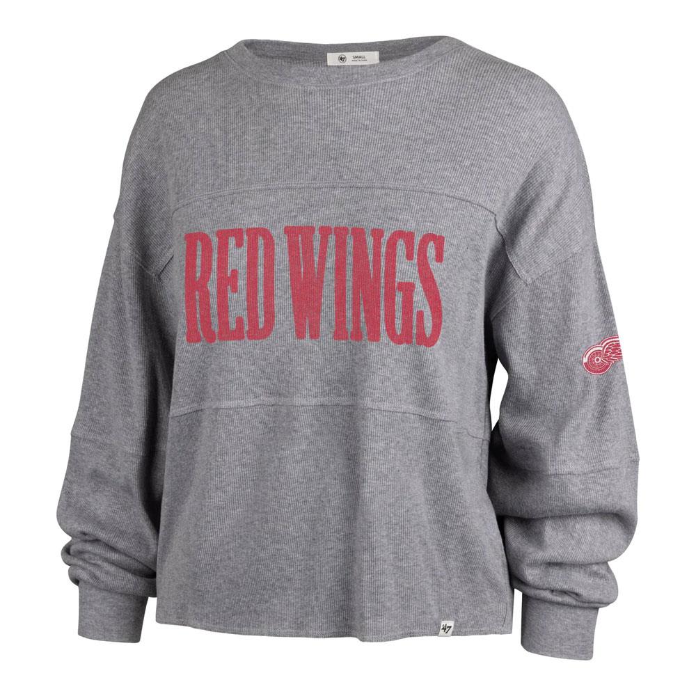 Women's long sleeve red wings shirt on sale