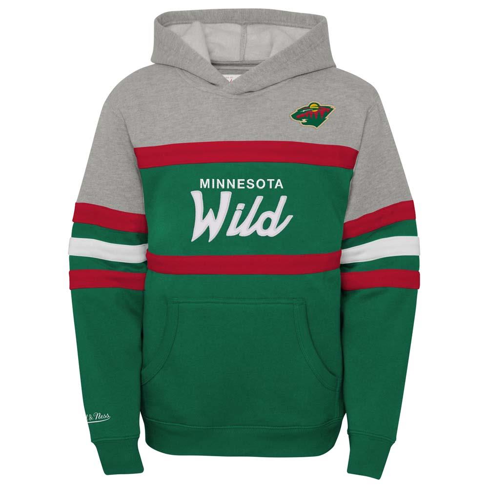 Mitchell Ness Head Coach Hoodie Minnesota Wild Adult Pure Hockey Equipment