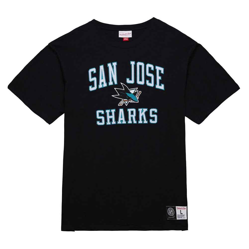 Mitchell Ness Legendary Slub Short Sleeve Tee San Jose Sharks Adult Pure Hockey Equipment