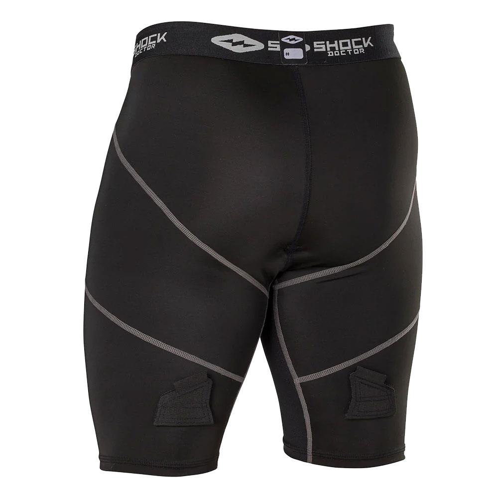 Youth hockey compression shorts with velcro store