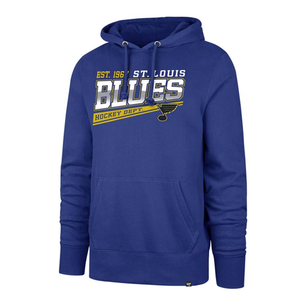 47 Brand Five Hole Headline Hoodie St. Louis Blues Adult Pure Hockey Equipment