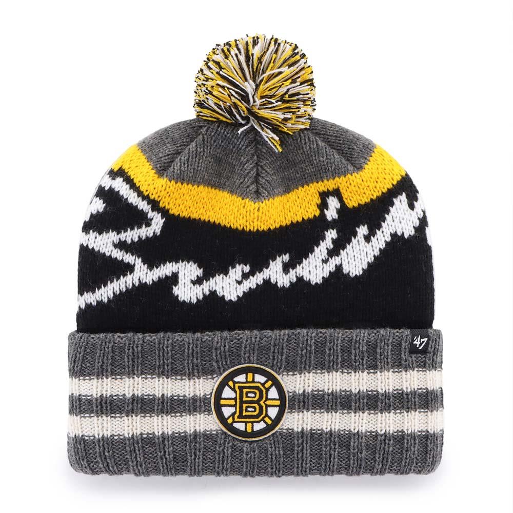 Nhl Bruins Knit Hat NFL Pittsburg Steelers Sport Knit Black  display picture 2