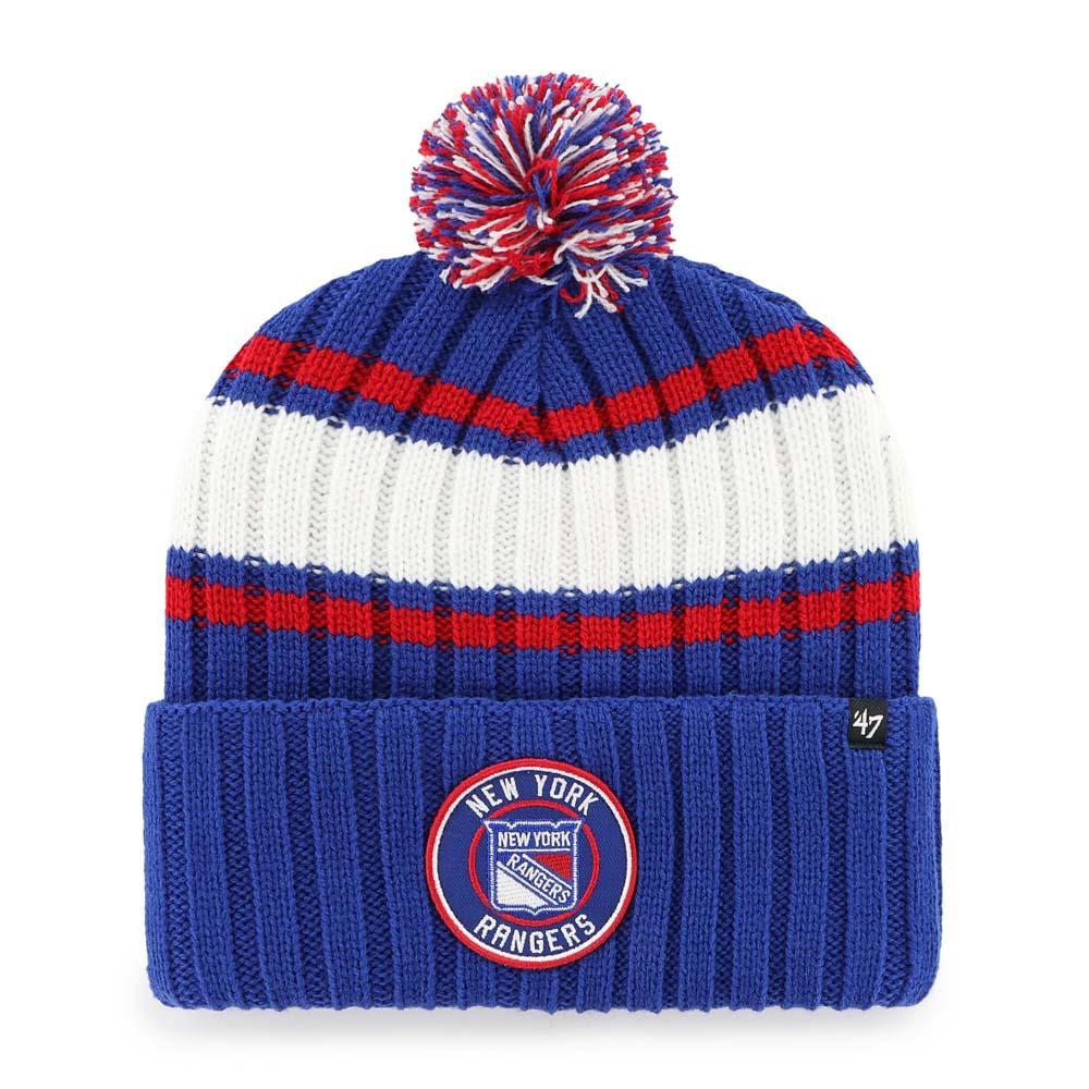 47 Brand Plateau Cuff Knit Hat New York Rangers Adult Pure Hockey Equipment