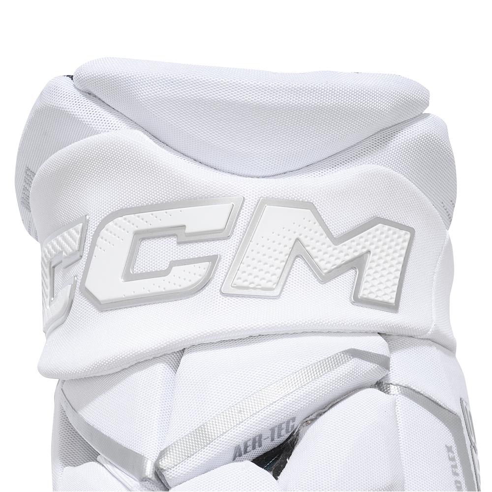 CCM JetSpeed FT8 Pro Hockey Gloves - White - Senior | Pure Hockey 
