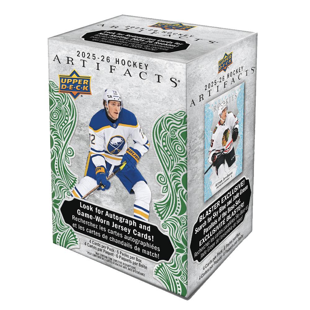 Upper Deck 2025-2026 NHL Artifacts Blaster Box | Pure Hockey Equipment