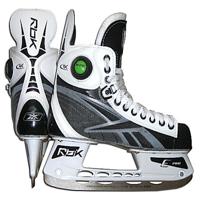 Reebok 9K White Pump Ice Skates '09 Model - Senior | Pure Hockey