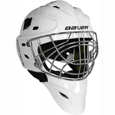 White (Bauer Concept C1 Non-Certified Goalie Mask - Senior)