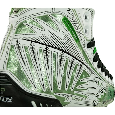 Custom Surlon Structural Support Throughout Skate (Tour White Fish Bonelite Pro Inline Skates - Senior)
