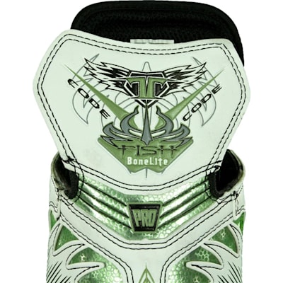Custom Surlon Structural Support Throughout Skate (Tour White Fish Bonelite Pro Inline Skates - Senior)