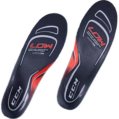 CCM Custom Support Performance Skate Insoles Low Arch Pure