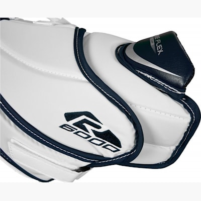 Reactor Graphic On Glove Backhand (Bauer Reactor 6000 Vintage Design Goalie Catch Glove - Senior)