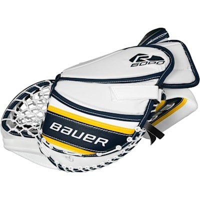 Retro Graphics (Bauer Reactor 6000 Vintage Design Goalie Catch Glove - Senior)