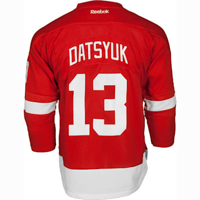 PAVEL DATSYUK DETROIT RED WINGS HOME PREMIER REEBOK NHL JERSEY