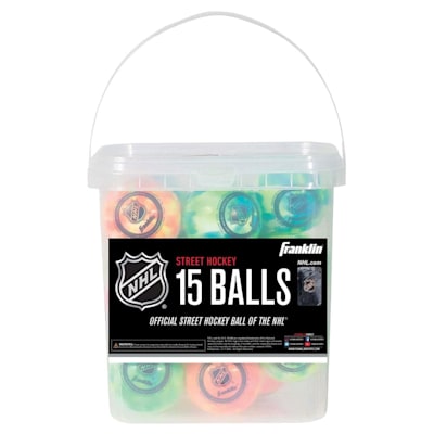  (Franklin 15-Piece High Density Hockey Ball Bucket)