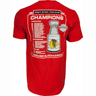 Reebok 2013 Stanley Cup Champion Chicago Blackhawks Tee Shirt - Mens