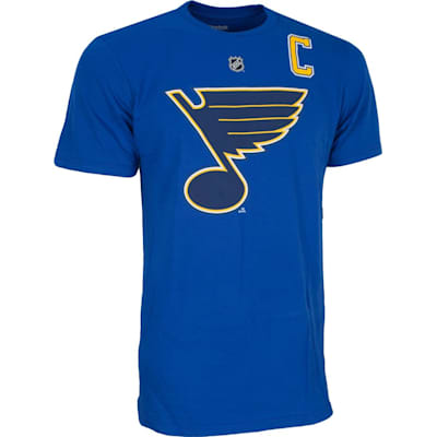 St Louis Blues Hockey Backes Mens T-Shirt Size S Reebok