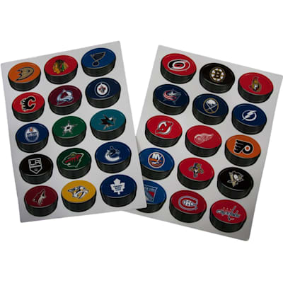 NHL Hockey All 32 Teams - 1 Pinback Buttons