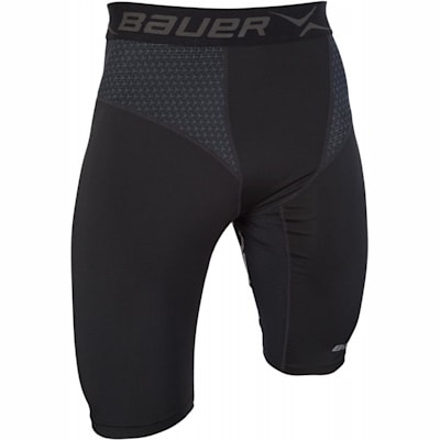 Bauer Men's Core Mesh Jock Shorts With Protective Cup – Compression Fit, Moisture Wicking, For Hockey & Sports