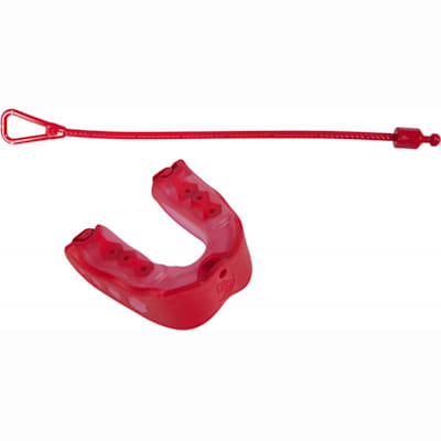 Shock doctor mouth guard attach to helmet top