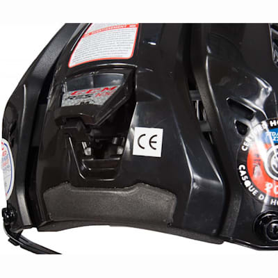 Adjustment View (CCM RES 100 Hockey Helmet)
