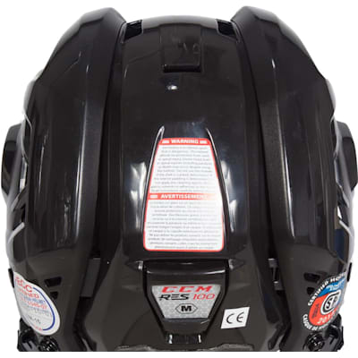 Back View (CCM RES 100 Hockey Helmet Combo)