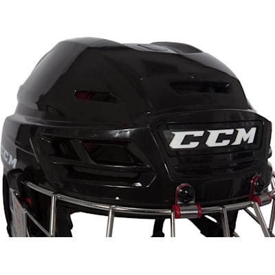 Front Three Quarters View (CCM Resistance Hockey Helmet Combo)