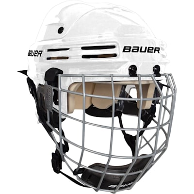 White (Bauer 4500 Hockey Helmet Combo II)