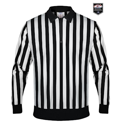New Force hockey referee jersey size adult Medium M 48  officials ref snap shirt 