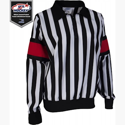 red referee shirt