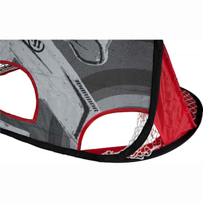  (Warrior Two Pop-Up Mini Hockey Nets w/ Sticks & Ball)