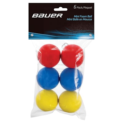 Six Balls In Each Bag (Bauer Mini Foam Balls - 6 Pack)