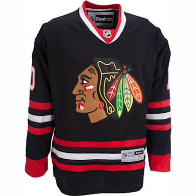 Chicago Blackhawks 3rd BLACK Reebok Premier YOUTH Jersey