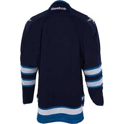 Back View (Reebok Winnipeg Jets Premier Jersey - Home/Dark - Adult)