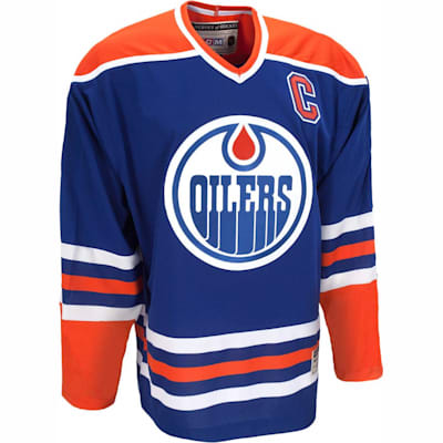 Edmonton Oilers Wayne Gretzky 1986 NHL Blue Line Dark Jersey By Mitchell &  Ness