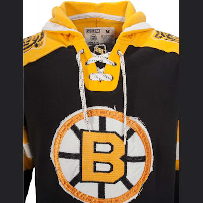 Boston Bruins Women's Jersey Pullover Hoodie - Black