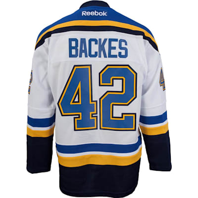 St. Louis Blues Backes Hockey Jersey  Hockey jersey, Jersey, St louis blues