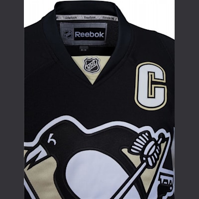 Men's pittsburgh penguins sidney crosby reebok black premier jersey 2025