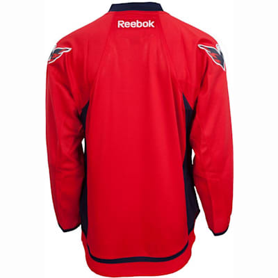Back View (Reebok Washington Capitals Premier Jersey - Home/Dark - Youth)