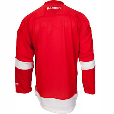 Back View (Reebok Detroit Red Wings Premier Jersey - Home/Dark - Youth)