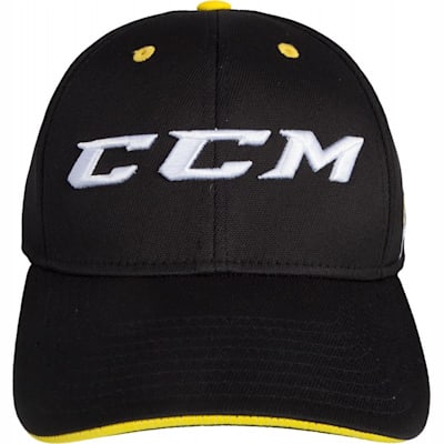 CCM HOCKEY CLASSIC STRUCTURED FLEX SENIOR/ADULT BLACK CAP/HAT 