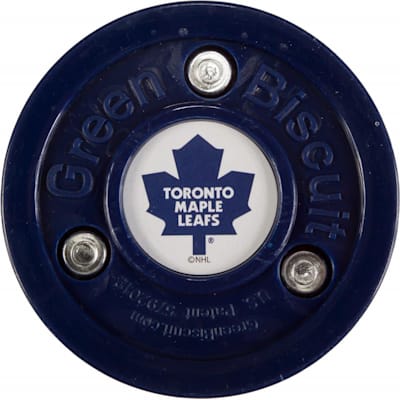 Toronto Maple Leafs (Green Biscuit NHL Team Logo Puck)