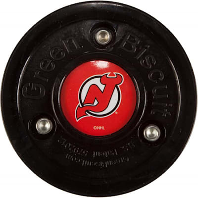 New Jersey Devils (Green Biscuit NHL Team Logo Puck)