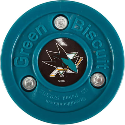 San Jose Sharks (Green Biscuit NHL Team Logo Puck)