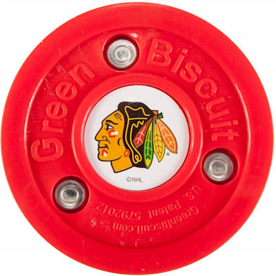 Chicago Blackhawks (Green Biscuit NHL Team Logo Puck)