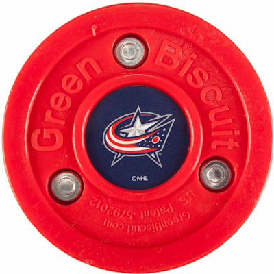 Columbus Blue Jackets (Green Biscuit NHL Team Logo Puck)