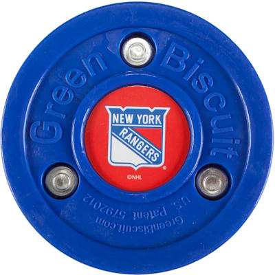 New York Rangers (Green Biscuit NHL Team Logo Puck)