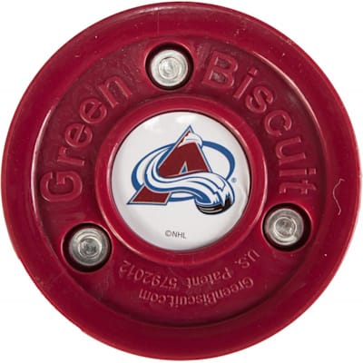 Colorado Avalanche (Green Biscuit NHL Team Logo Puck)