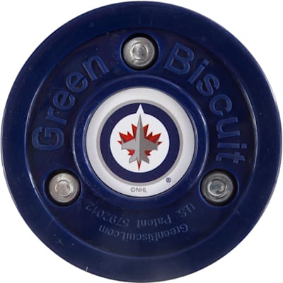 Winnipeg Jets (Green Biscuit NHL Team Logo Puck)