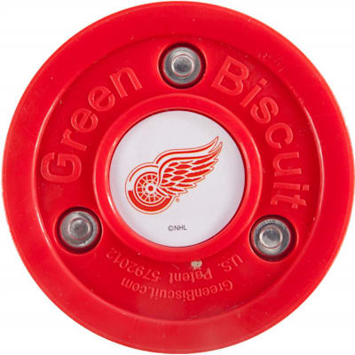 Detroit Red Wings (Green Biscuit NHL Team Logo Puck)