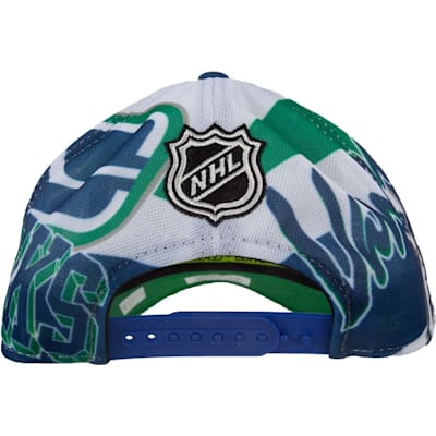 Back View (Reebok 2015 NHL Team Playoffs Hat - Mens)